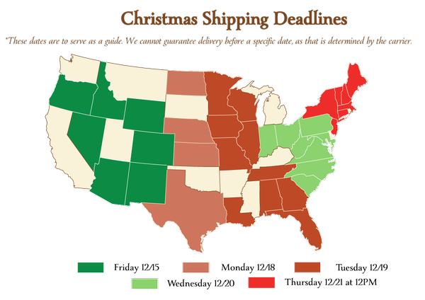Christmas Shipping Deadlines
